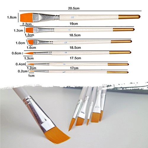 Set pennelli per - set, 6