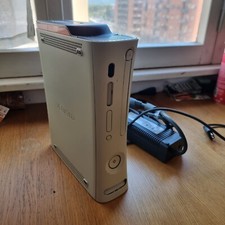 Console XBOX 360 FAT Bianca 120Gb con Alimentatore FUNZIONANTE