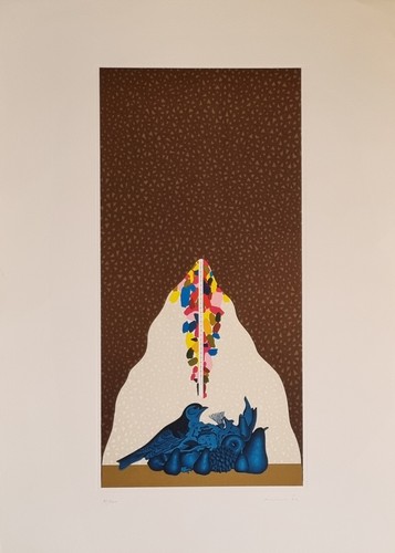 Concetto pozzati serigrafia - concetto,