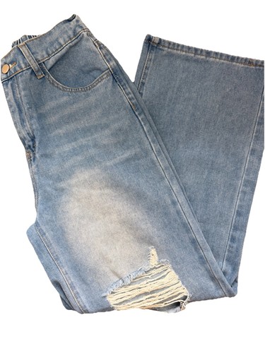 Jeans blu gamba - , larga