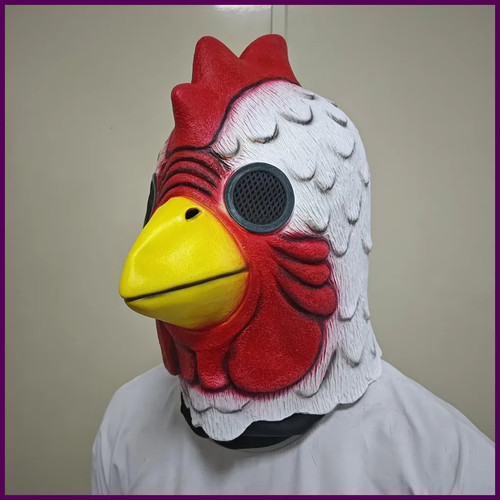 Copricapo gallo cartone - copricapo,