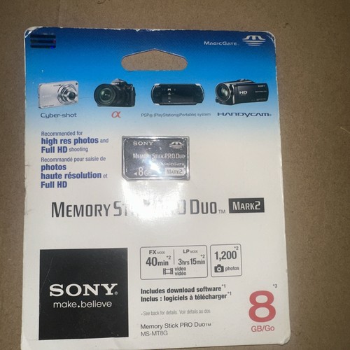 Sony msmt8g 8gb - 8gb, memory