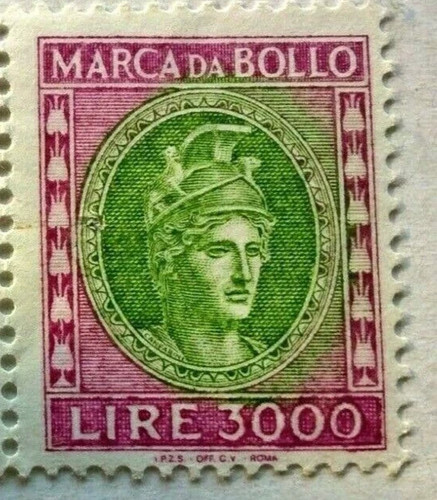 Marche bollo lire - lire, del