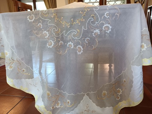Splendida tovaglia organza - tovaglia,