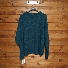 Maglione Vintage Christian Dior Usato (Cod.EBAY1250) TG.52 Uomo Blu e Verde 