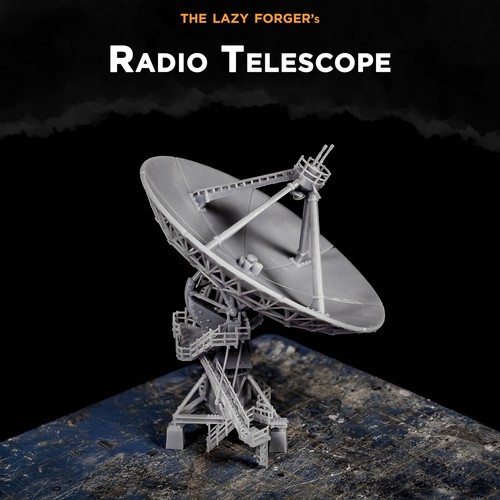 Radiotelescopio set terreno - radiotelescopio,