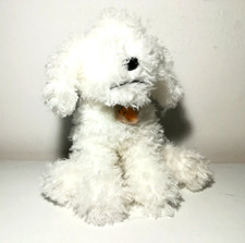 PUPAZZO CANE BARBONCINO BIANCO MISURE IN FOTO GIOCATTOLI GIOCHI GIOCO - (72)