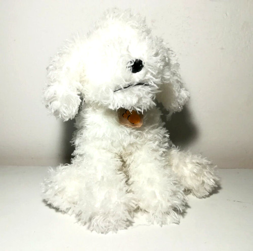 Pupazzo cane barboncino bianco - barboncino,