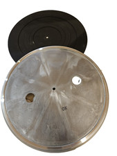 HITACHI Giradischi HT-40S Ricambi Piatto e Tappetino in Metallo