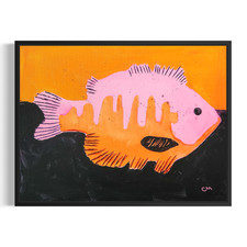 Pesce contemporaneo 11x14