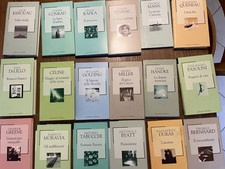 LOTTO DI 24 LIBRI- BIBLIOTECA DI REPUBBLICA-NARRATIVA NOVECENTO -TESTI INTONSI