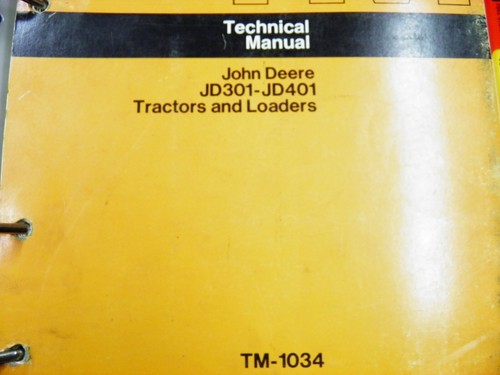 John deere jd301 - deere, jd401