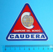 ADESIVO VINTAGE STICKER AUTOCOLLANT ANNI'80 BOCCE CAUDERA CAMPIONE DEL MONDO