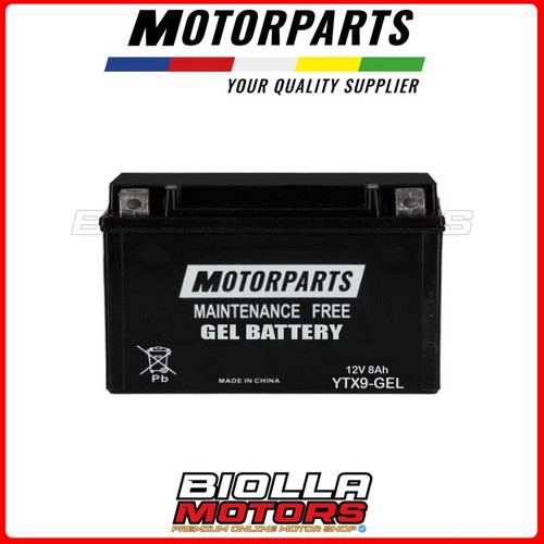 Ytx9 batteria motorparts gel - motorparts,