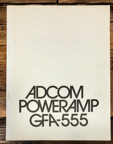 Adcom gfa 555 amplificatore - gfa-555,