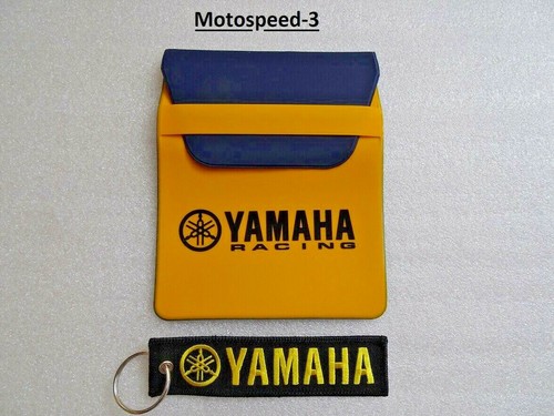 Porta documenti yamaha giallo - documenti,