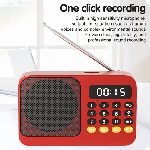 Rechargeable mini portable - portable, fm