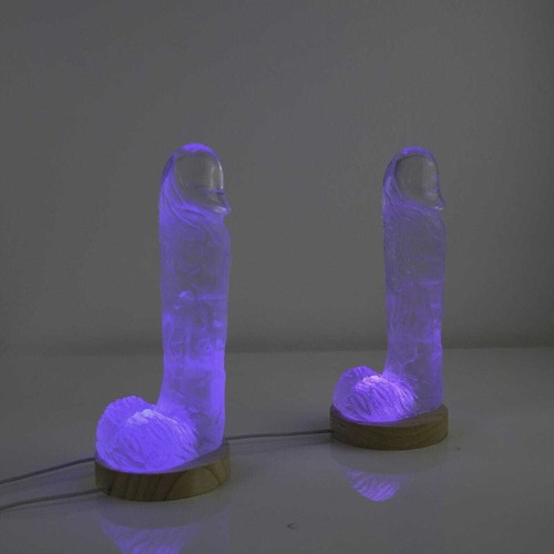 Coppia lampade sculture - di,
