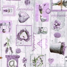 Tela Cerata Tovaglia Lavanda