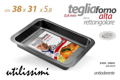 Teglia forno alta antiaderente - forno,