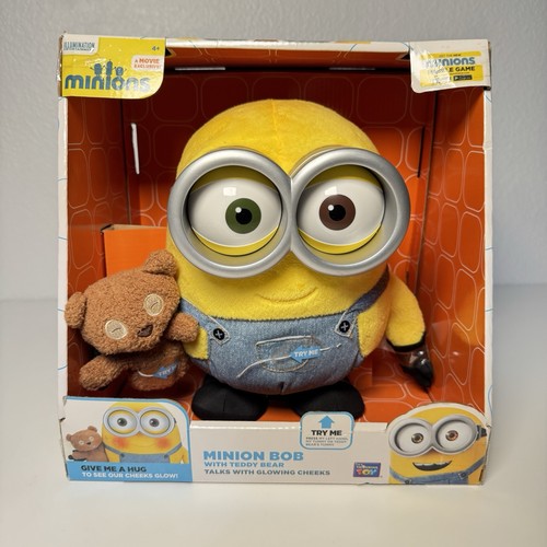 Talking minion bob with - with, teddy