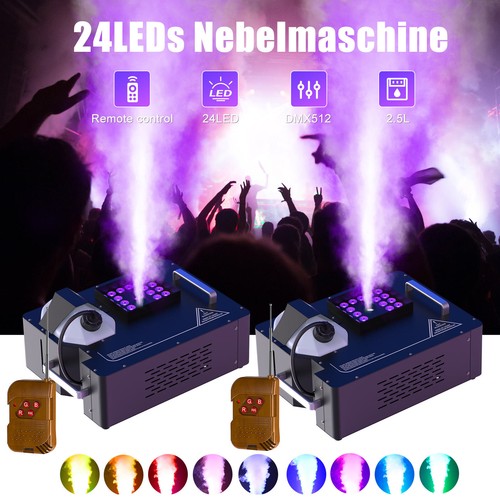 Macchina nebbia 1500w dmx - 2x,