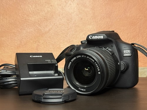 Canon eos 2000d - ef-s, 18-55mm