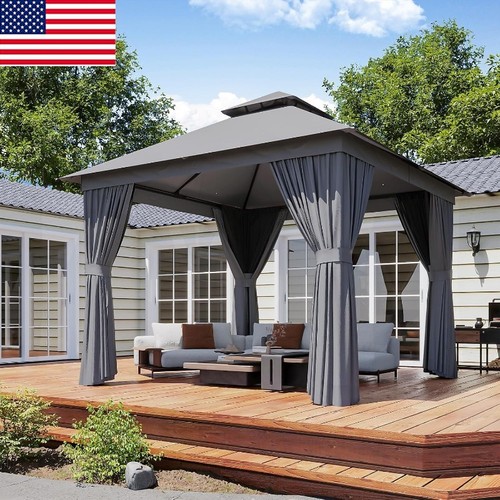 Outdoor gazebo metal frame - outdoor,