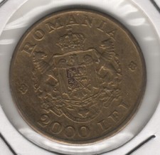 ROMANIA 2000 LEI 1946 #ALB