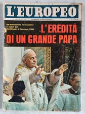 l'Europeo, Settimanale Politico D'attualità, Anno XIX N.23, 1962, Giovanni XXIII