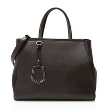 Borsa media Fendi in pelle