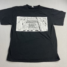 Blink-182 Quartieri 2011 Tour Concerto Maglietta Uomo Large Nera Punk Rock