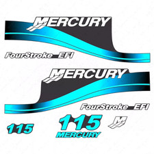 Per Mercury 115 CV Kit Adesivi