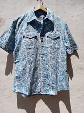 ?? Camicia di design camicia hawaiana hipster boho rockabilly elegante unisex L
