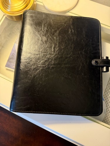 Filofax nero vintage kent - a5,