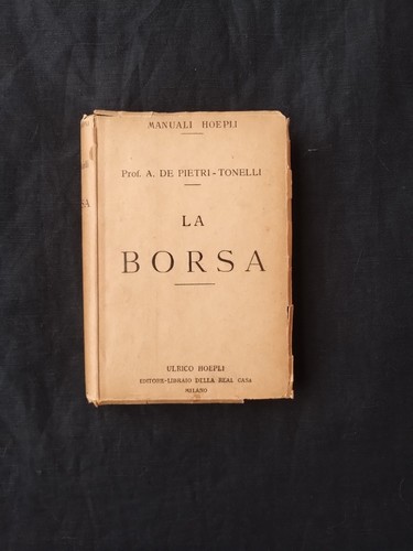 Manuali hoepli 1923 borsa - 1923,