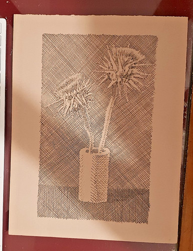 Grafica disegno china - china, fiori