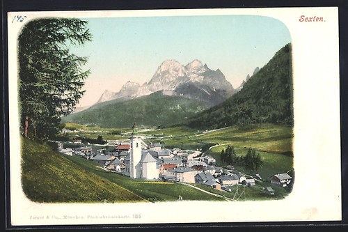 Cartolina sesto panorama - cartolina, sesto,