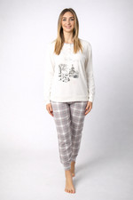 PIGIAMA DONNA INVERNALE 100%