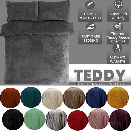 Set copripiumino pile teddy - copripiumino,
