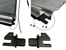 Coppia guide laterali con rivetti ricambi zanzariera a molla scivolo verticale