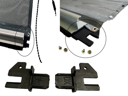 Coppia guide laterali con