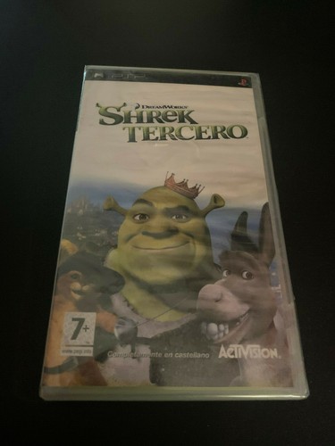 Shrek tercero psp pal español - pal,