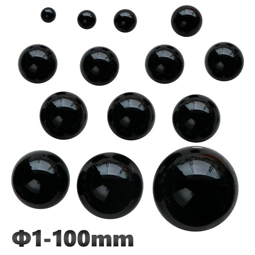 Sfera cristallo nero 100 - sfera,