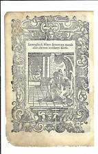 Stampa old print La moglie di