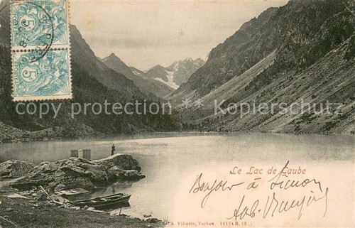 Lac gaube panorama sul - gaube,