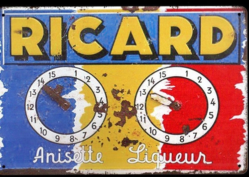 Plaque peinte publicitaire - , pub