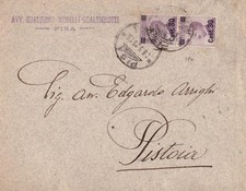 KINGDOM 1924: LETTER WITH PAIR