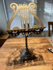 Vintage brass string or piano