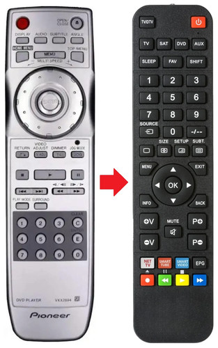 Telecomando adatto per - , pioneer